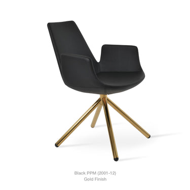Eiffel Stick Armchair Leather by SohoConcept - New