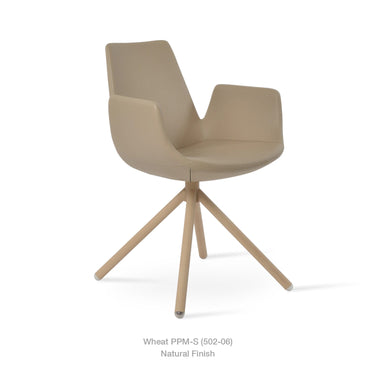 Eiffel Stick Armchair Leather by SohoConcept - New