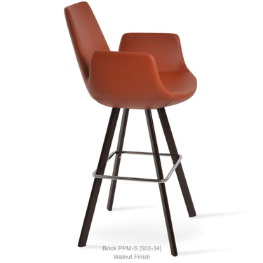 Eiffel Sword Arm Stools Leather by SohoConcept - New
