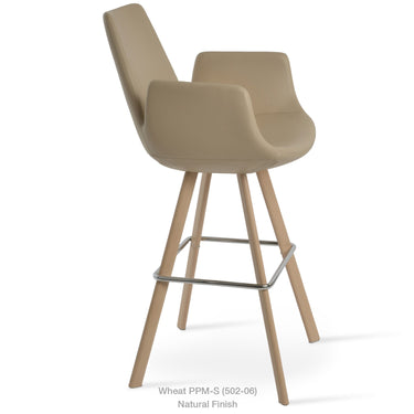 Eiffel Sword Arm Stools Leather by SohoConcept - New