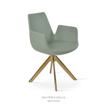 Eiffel Sword Armchair Leather by SohoConcept - New
