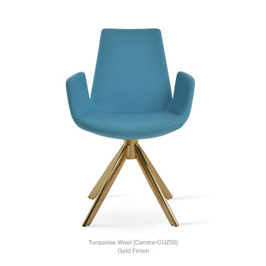 Eiffel Sword Armchair Leather by SohoConcept - New