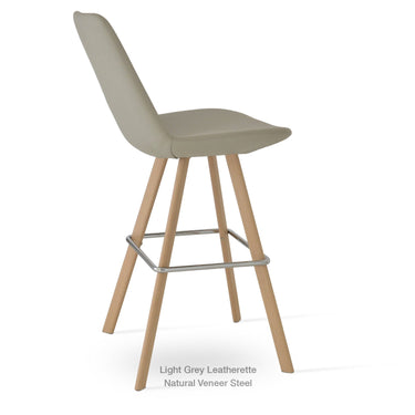 Eiffel Sword Stools Leather by SohoConcept - New