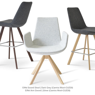 Eiffel Sword Stools Fabric by SohoConcept - New