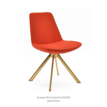 Eiffel Sword Swivel Chair Fabric by SohoConcept - New