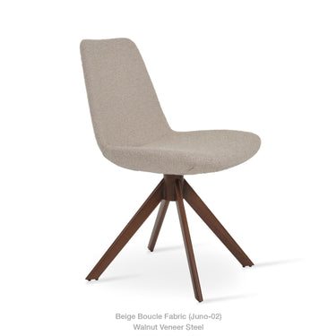 Eiffel Sword Swivel Chair Fabric by SohoConcept - New