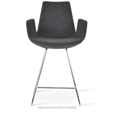 Eiffel Wire Arm Stools Fabric by SohoConcept - New