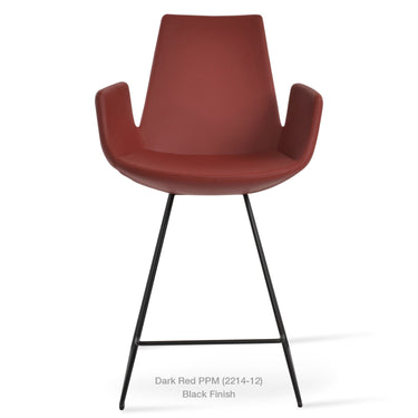 Eiffel Wire Arm Stools Leather by SohoConcept - New