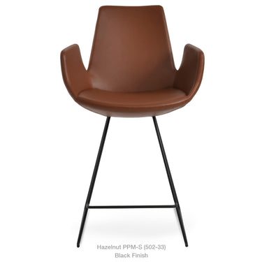 Eiffel Wire Arm Stools Leather by SohoConcept - New
