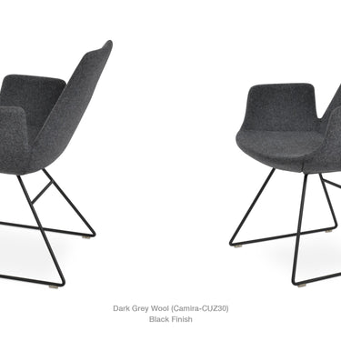 Eiffel Wire Armchair Fabric by SohoConcept - New