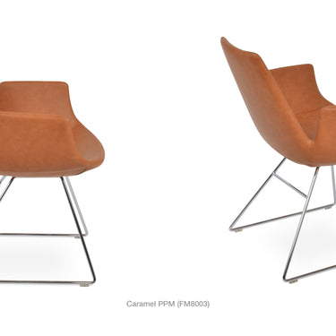 Eiffel Wire Armchair Leather by SohoConcept - New