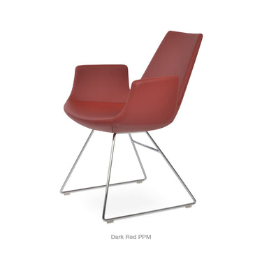 Eiffel Wire Armchair Leather by SohoConcept - New