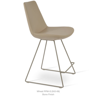 Eiffel Wire Stools Leather by SohoConcept - New