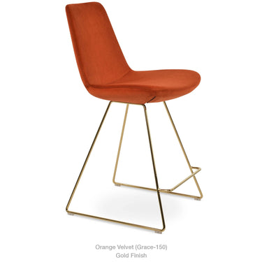 Eiffel Wire Stools Fabric by SohoConcept - New