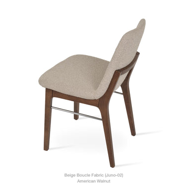 Eiffel Wood Chair Fabric by SohoConcept - New