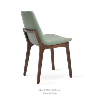 Eiffel Wood Chair Leather by SohoConcept - New