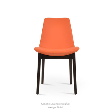 Eiffel Wood Chair Leather by SohoConcept - New