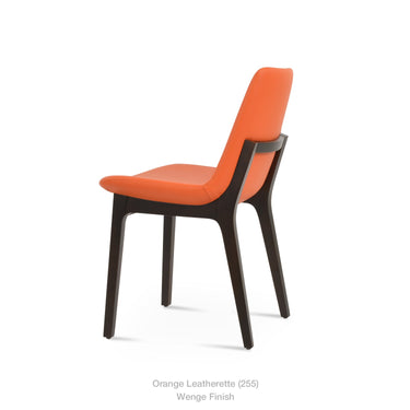 Eiffel Wood Chair Leather by SohoConcept - New