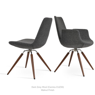 Eiffel Carrot Swivel Chair Fabric by SohoConcept - New