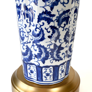 Stylish Blue Cermic Table Lamp | Portable Lighting