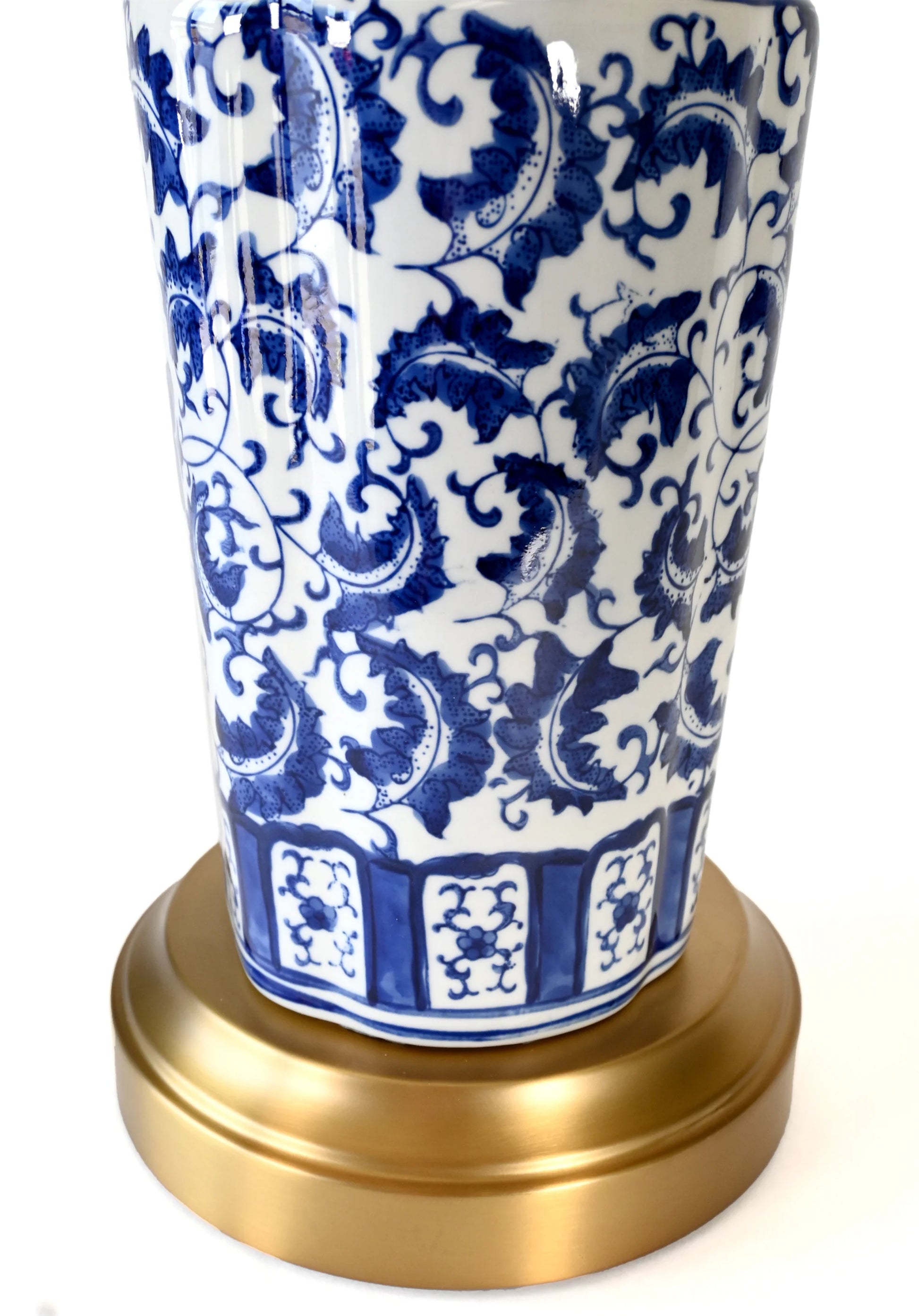 Stylish Blue Cermic Table Lamp | Portable Lighting