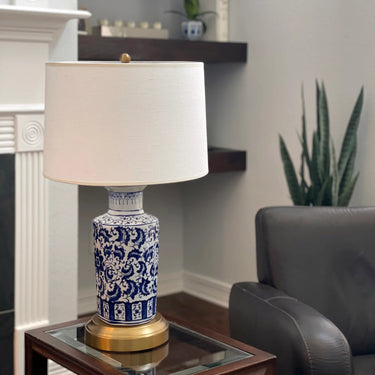 Decorative Brass Chinoiserie Table Light  | Cordless 