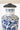 Chinoiserie Cordless Lamp - Elegant Black Porcelain Table Light