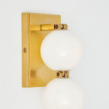 Visual Comfort Perle Wall Sconce with Remote Driver – 15" Hand-Blown Glass Light