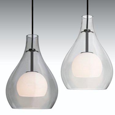 Besa Elle 11 Opal Globe Glass LED Pendant