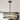 Black Drum Crystal Chandelier, Modern 6-Light, 24" Elvira