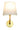 Emily Cordless Wall Sconce by Modern Lantern illuminating a living room