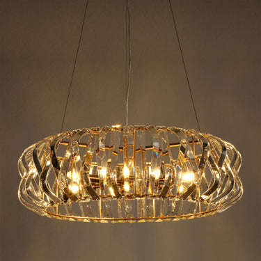 Brass Crystal Chandelier for Dining Room