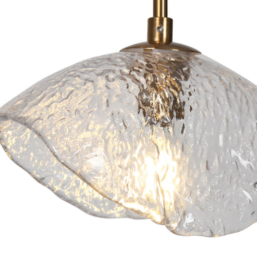 Evangeline Modern Cluster Chandelier, 5-Light, Black and Brass with Dimmable Feature 