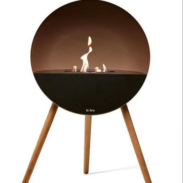 Eye Mocca Bio Ethanol Fireplace by LE FEU