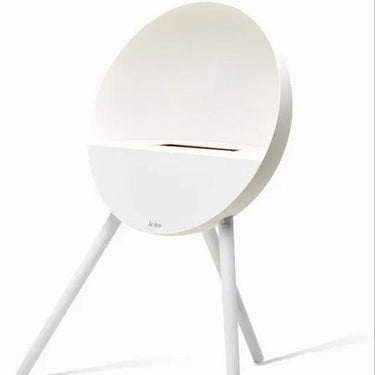 Eye White Bio Ethanol Fireplace by LE FEU