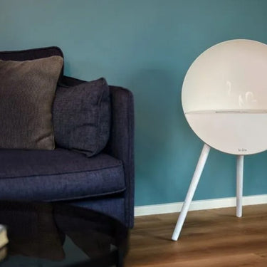 Eye White Bio Ethanol Fireplace by LE FEU