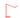 Koncept Focaccia Desk Lamp Matte Fire Red Desk Base