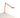 Koncept Focaccia Desk Lamp Matte Fire Red Grommet Mount