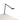 Focaccia LED Desk Lamp – Matte Black, Grommet Mount
