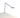 Koncept Focaccia Desk Lamp Silver Through-Table Mount