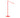 Koncept Focaccia Floor Lamp Matte Fire Red