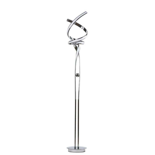 Finesse Decor Munich LED Chrome 63" Floor Lamp - Dimmable