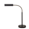 House of Troy Fusion Flex task table lamp black/satin nickel with USB port