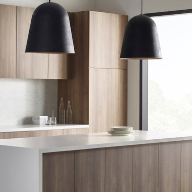 Oversized modern ceiling light, 17.7" diameter, perfect for high ceilings, kitchen island, dining area.