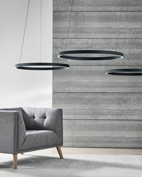 Fiama Round 48-Inch Pendant Light | Visual Comfort Modern