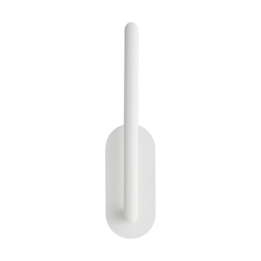 Modern wall light in soft white finish with integrated LED for bathrooms and hallways