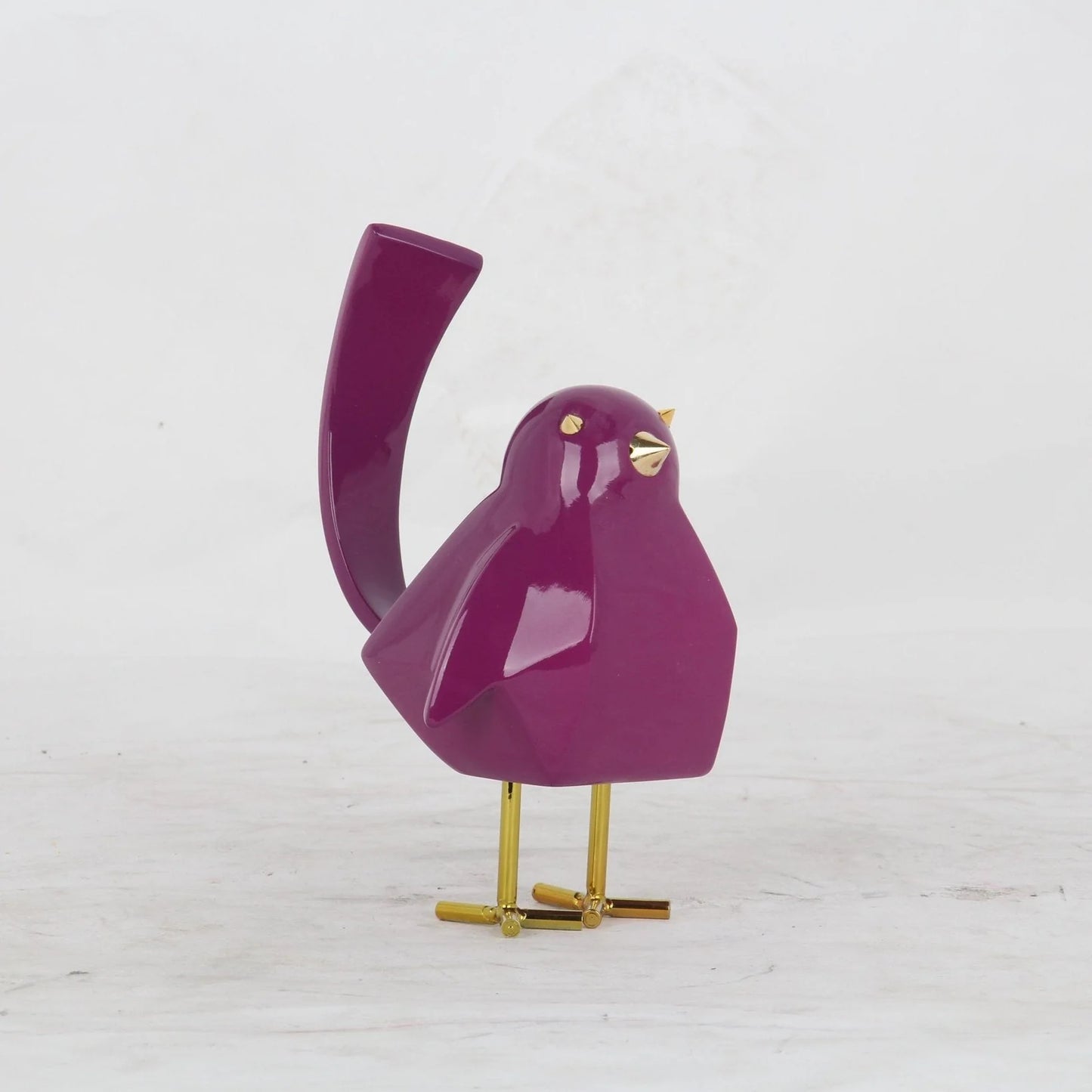 Finesse Decor Purple Bird Sculpture 2