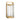 Visual Comfort Flacara lamp in antique brass with rechargeable LED for outdoor or indoor spaces
