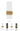 Up and down LED wall sconce for contemporary interior lighting in residential and commercial environments