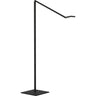 Focaccia tunable white LED floor lamp with USB-C charging and adjustable head for office or home lighting